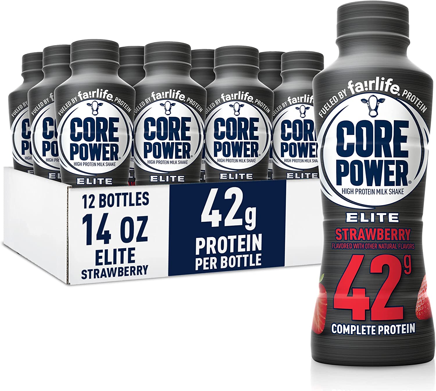 230527213047895_1 Fairlife Core Power Elite 42g High Protein Milk Shakes, Ready to Drink for Workout Recovery, Chocolate, 14 Fl Oz (Pack of 12) - Image 1